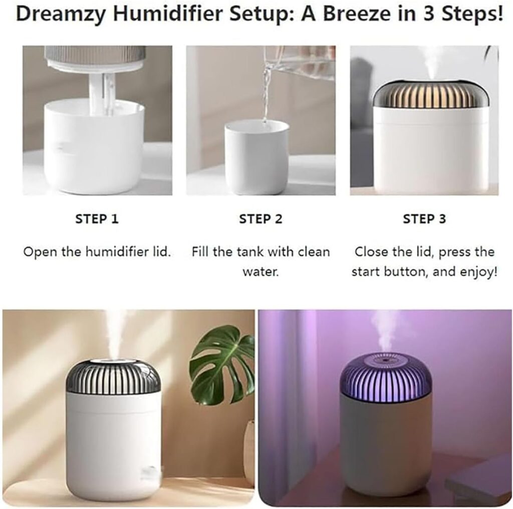 Dreamzy Diffuser steps to use